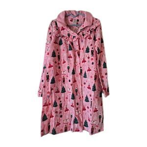 Gymboree Girls Nutcracker Pink Flannel Nightgown Size 7-8 (M) Christmas Gift PJs